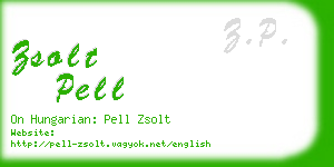 zsolt pell business card